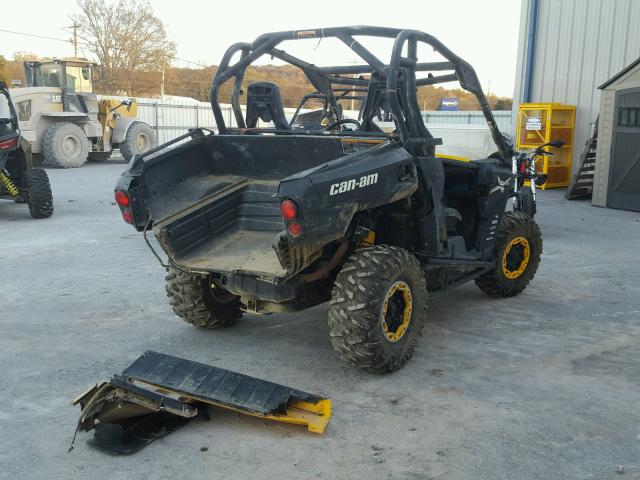 3JBKXLP16DJ000306 - 2013 CAN-AM COMMANDER YELLOW photo 4
