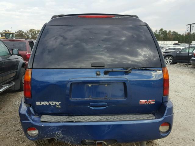 1GKET16SX56122014 - 2005 GMC ENVOY XL BLUE photo 10