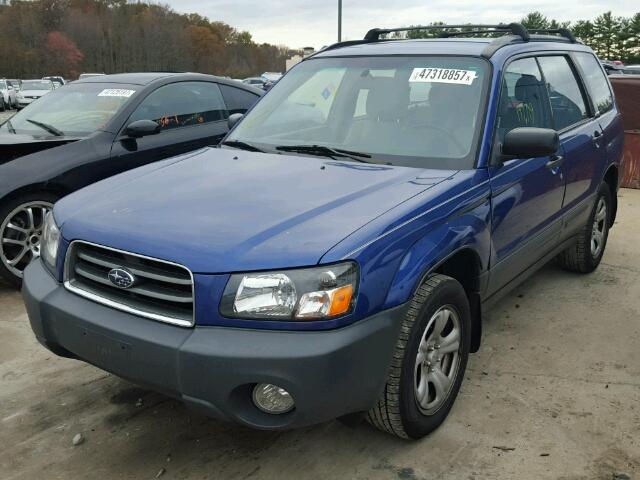 JF1SG63644H732278 - 2004 SUBARU FORESTER 2 BLUE photo 2