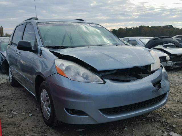 5TDZK23C78S134838 - 2008 TOYOTA SIENNA CE BLUE photo 1