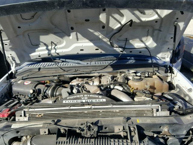 1FDSW35R28EC55999 - 2008 FORD F350 SRW S WHITE photo 7