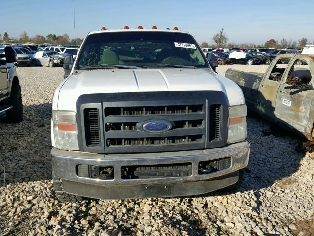 1FDSW35R28EC55999 - 2008 FORD F350 SRW S WHITE photo 9