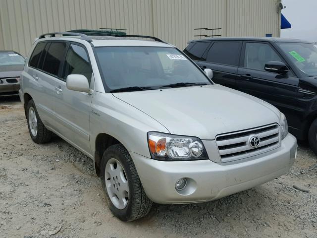 JTEEP21AX40049874 - 2004 TOYOTA HIGHLANDER SILVER photo 1