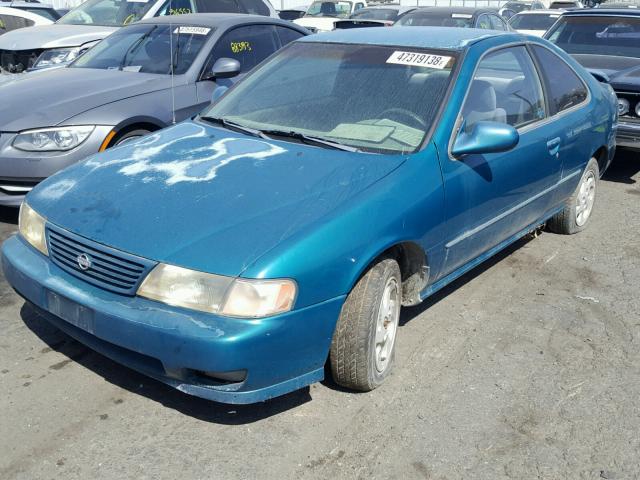 1N4AB42D0VC512682 - 1997 NISSAN 200SX BASE GREEN photo 2