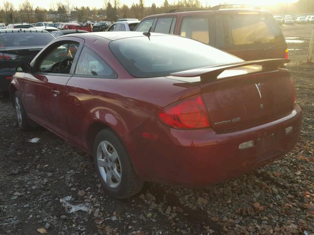 1G2AS18H897173675 - 2009 PONTIAC G5 RED photo 3