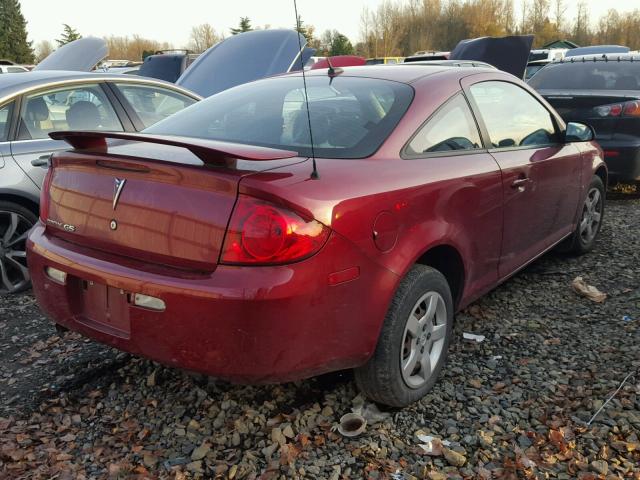 1G2AS18H897173675 - 2009 PONTIAC G5 RED photo 4