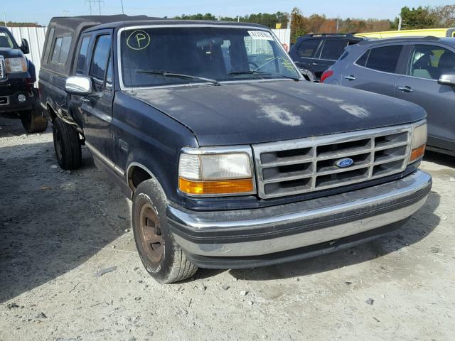 1FTEX15N7PKB58989 - 1993 FORD F150 BLUE photo 1