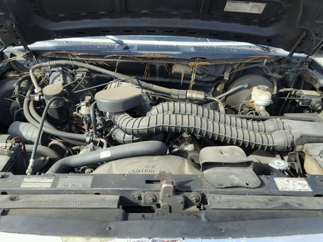 1FTEX15N7PKB58989 - 1993 FORD F150 BLUE photo 7