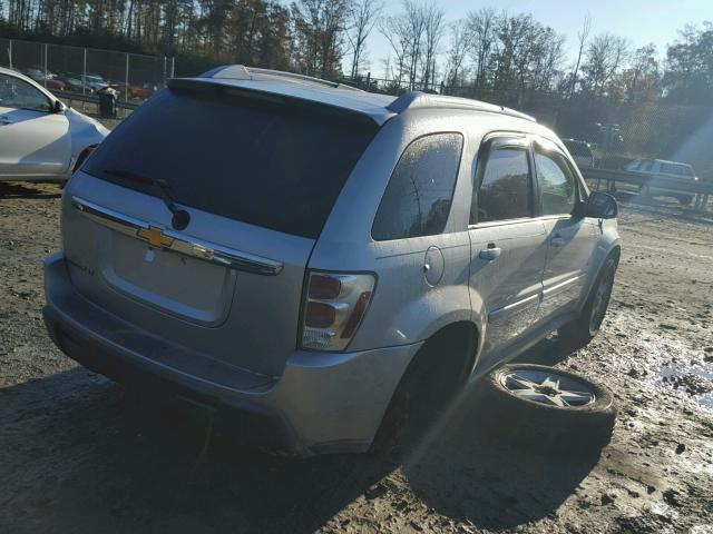 2CNDL63F066041431 - 2006 CHEVROLET EQUINOX LT SILVER photo 4