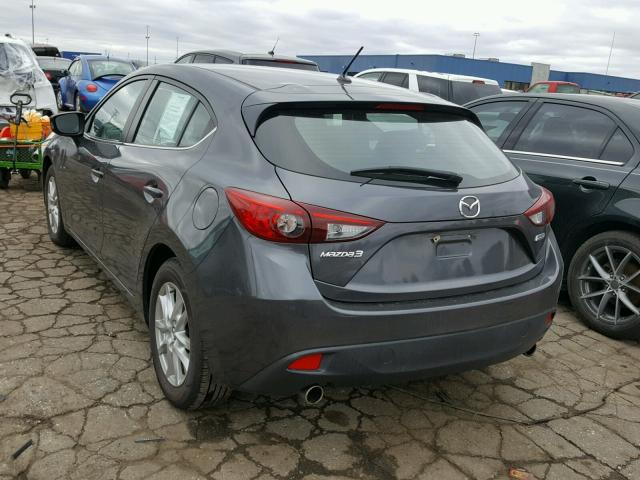 JM1BM1L72E1211911 - 2014 MAZDA 3 TOURING GRAY photo 3