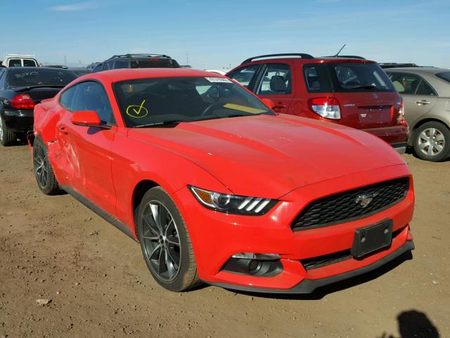 1FA6P8TH7G5215707 - 2016 FORD MUSTANG ORANGE photo 1