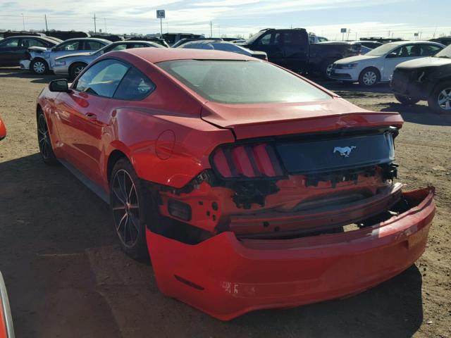 1FA6P8TH7G5215707 - 2016 FORD MUSTANG ORANGE photo 3