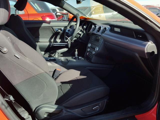 1FA6P8TH7G5215707 - 2016 FORD MUSTANG ORANGE photo 5