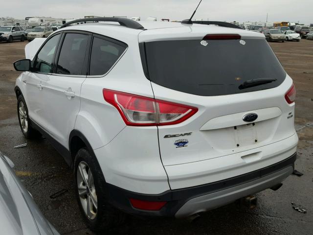 1FMCU9G93EUB63490 - 2014 FORD ESCAPE SE WHITE photo 3