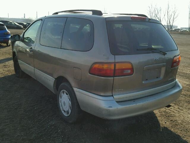 4T3GF13C7WU075100 - 1998 TOYOTA SIENNA LE BEIGE photo 3