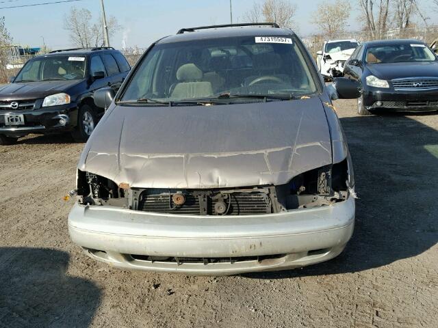 4T3GF13C7WU075100 - 1998 TOYOTA SIENNA LE BEIGE photo 9