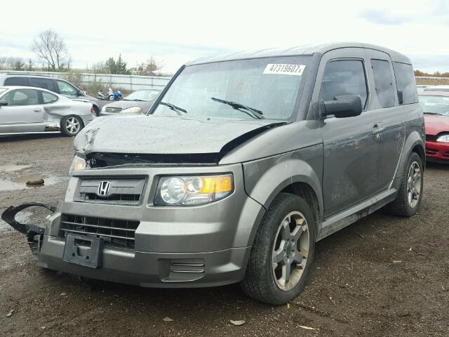 5J6YH189X7L002670 - 2007 HONDA ELEMENT SC GRAY photo 2