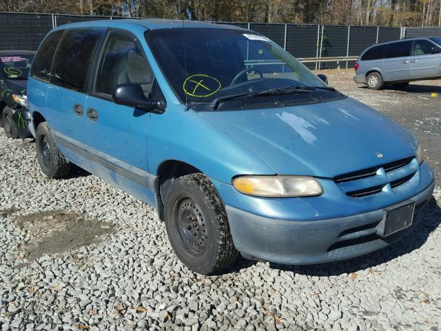 2B4GP45G6WR744317 - 1998 DODGE CARAVAN SE TEAL photo 1