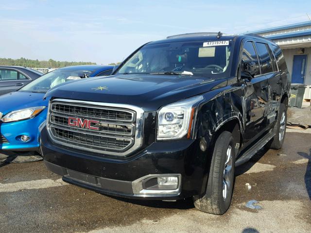 1GKS2BKC7FR104760 - 2015 GMC YUKON SLT BLACK photo 2