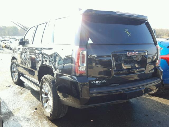 1GKS2BKC7FR104760 - 2015 GMC YUKON SLT BLACK photo 3