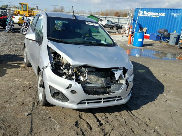 KL8CA6S96FC742900 - 2015 CHEVROLET SPARK LS SILVER photo 9