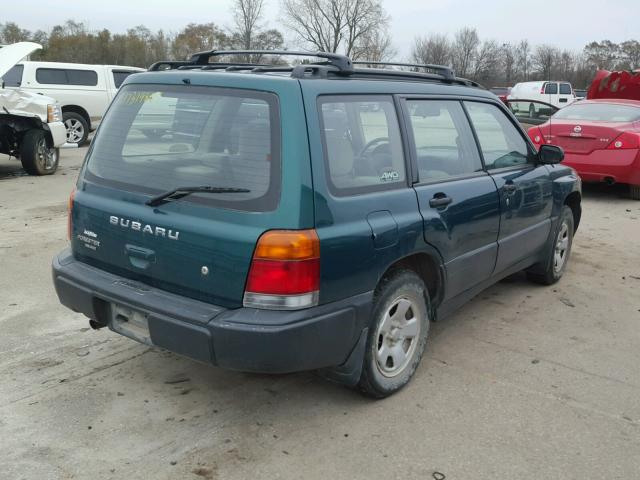 JF1SF6353XH716197 - 1999 SUBARU FORESTER L GREEN photo 4