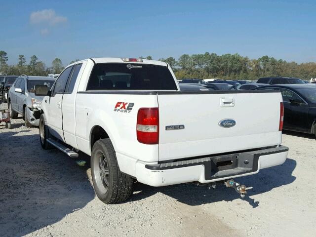 1FTPX12V17NA02278 - 2007 FORD F150 WHITE photo 3