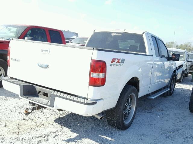 1FTPX12V17NA02278 - 2007 FORD F150 WHITE photo 4