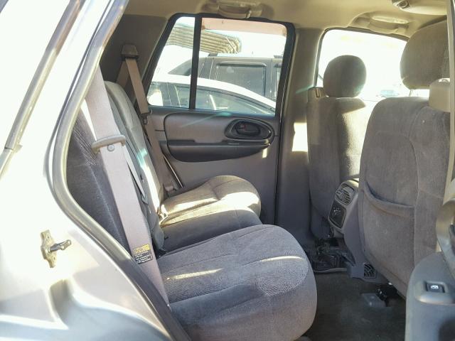 1GNDS13S132268991 - 2003 CHEVROLET TRAILBLAZE SILVER photo 6