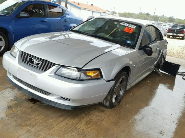 1FAFP40414F118342 - 2004 FORD MUSTANG SILVER photo 2