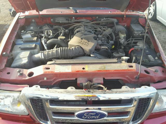 1FTZR45E76PA02563 - 2006 FORD RANGER SUP MAROON photo 7