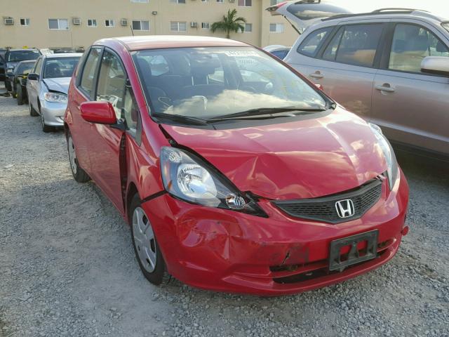 JHMGE8G36CC023962 - 2012 HONDA FIT RED photo 1