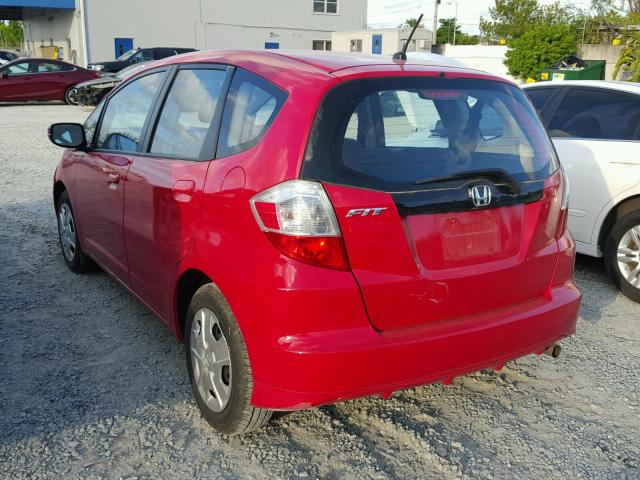 JHMGE8G36CC023962 - 2012 HONDA FIT RED photo 3