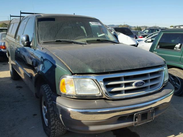 1FTRX17L02NA14480 - 2002 FORD F150 GREEN photo 1