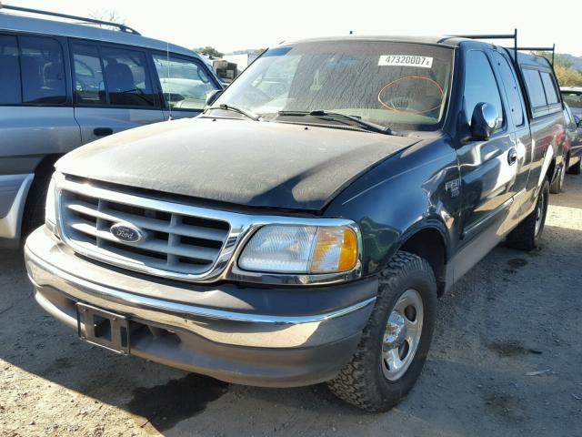 1FTRX17L02NA14480 - 2002 FORD F150 GREEN photo 2