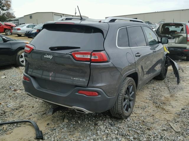 1C4PJLDS5FW656404 - 2015 JEEP CHEROKEE L GRAY photo 4