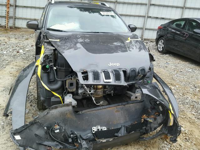 1C4PJLDS5FW656404 - 2015 JEEP CHEROKEE L GRAY photo 9