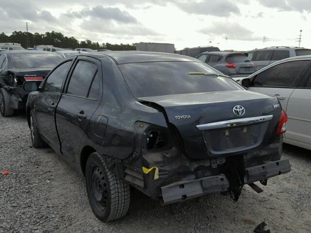 JTDBT923771047378 - 2007 TOYOTA YARIS GRAY photo 3