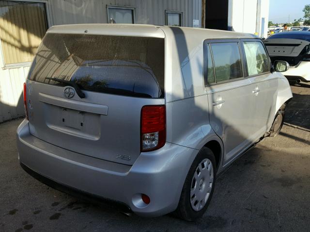 JTLZE4FE5FJ070426 - 2015 TOYOTA SCION XB SILVER photo 4