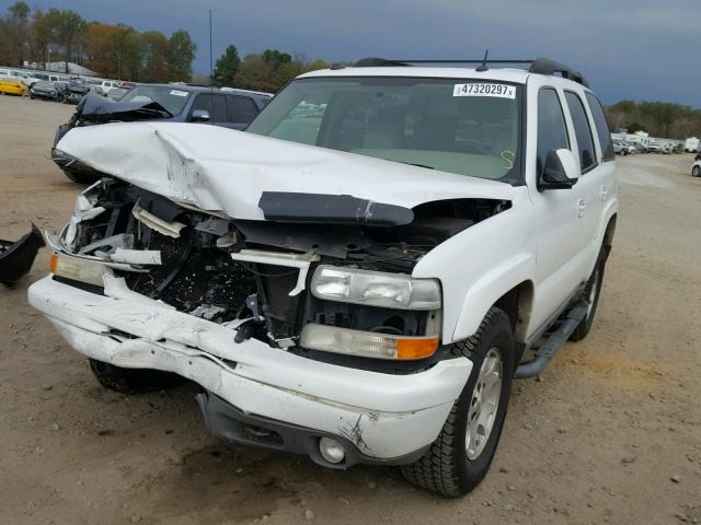 1GNEK13Z34R289982 - 2004 CHEVROLET TAHOE K150 WHITE photo 2