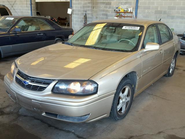 2G1WH52K549328954 - 2004 CHEVROLET IMPALA LS GOLD photo 2