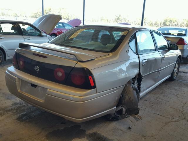 2G1WH52K549328954 - 2004 CHEVROLET IMPALA LS GOLD photo 4