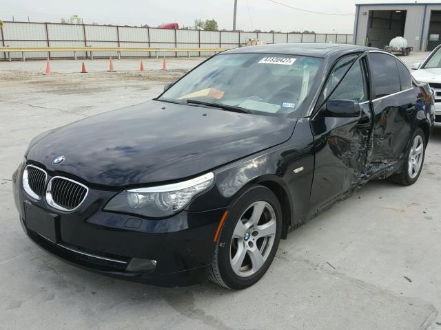 WBANW13518CZ74580 - 2008 BMW 535 I BLACK photo 2