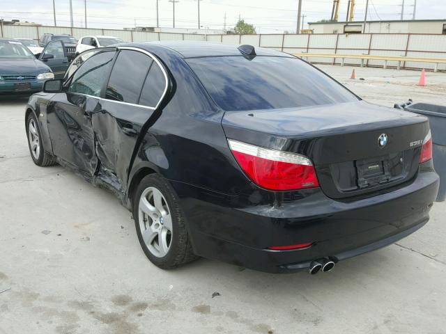 WBANW13518CZ74580 - 2008 BMW 535 I BLACK photo 3