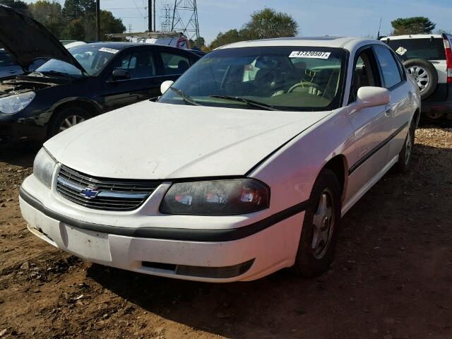 2G1WH55K319300738 - 2001 CHEVROLET IMPALA LS WHITE photo 2