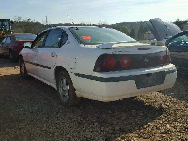 2G1WH55K319300738 - 2001 CHEVROLET IMPALA LS WHITE photo 3