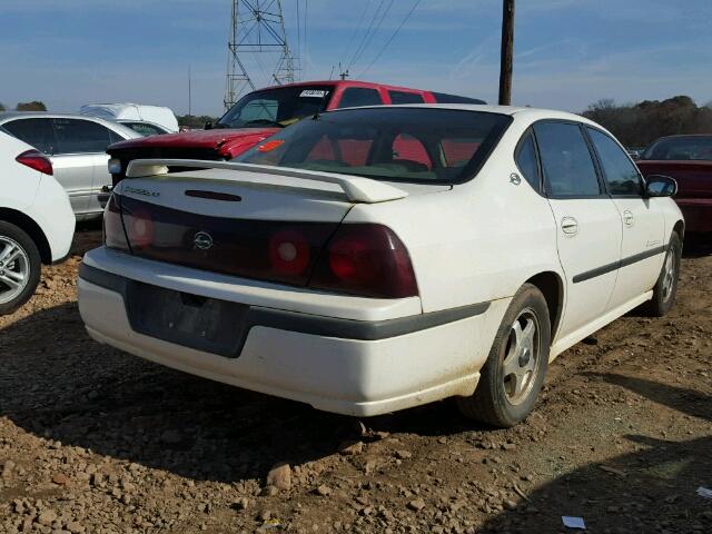 2G1WH55K319300738 - 2001 CHEVROLET IMPALA LS WHITE photo 4