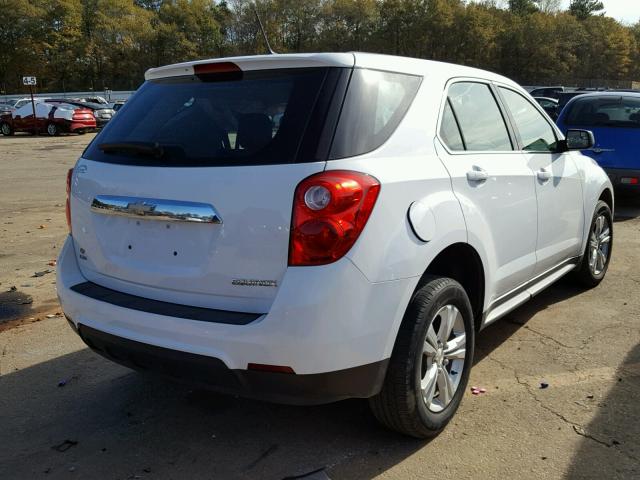 2GNFLEEK0E6349741 - 2014 CHEVROLET EQUINOX LS WHITE photo 4