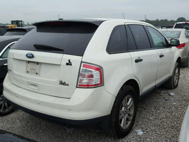 2FMDK36C09BA96427 - 2009 FORD EDGE SE WHITE photo 4