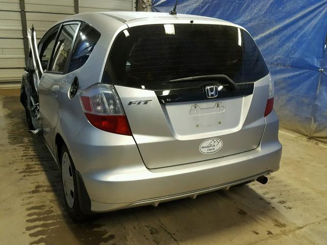 JHMGE8H31DC034125 - 2013 HONDA FIT SILVER photo 3